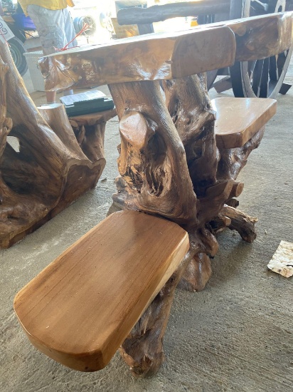 Teak wood self