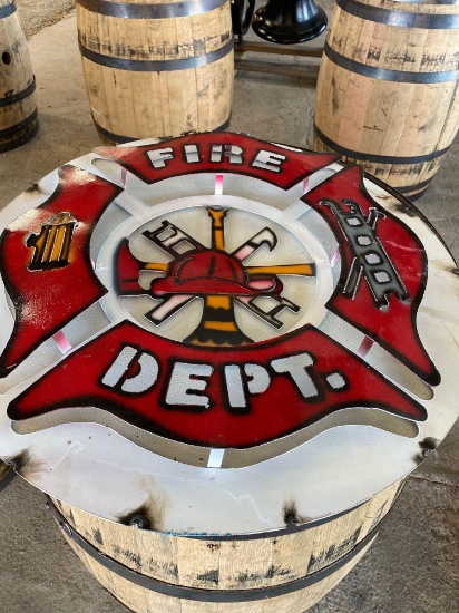 Fire Department Metal Sign