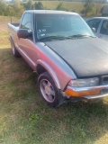 1999 Chevrolet S10 Pickup Truck, VIN # 1gccs1449x8105920