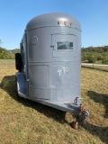 Bumper Hitch 2 horse trailer