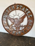 US Navy Metal Sign