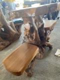 Teak wood self