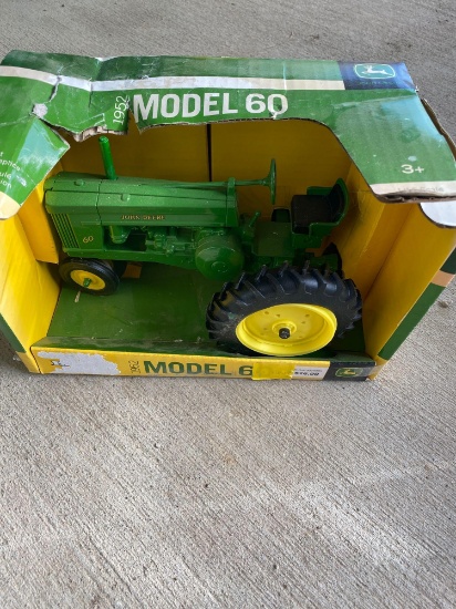 John Deere model 60 toy tractor