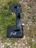 skid Steer hitch plate