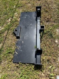skid steer hitch plate