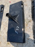 Receiver hitch plate