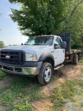 2007 Ford F550 Flatbed truck