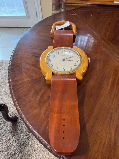 wristband wood clock