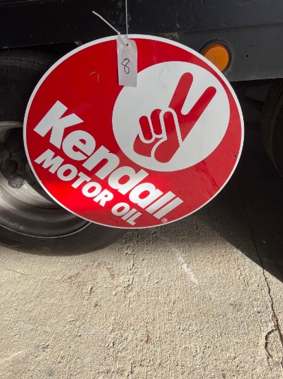 Kendall motor oil Sign