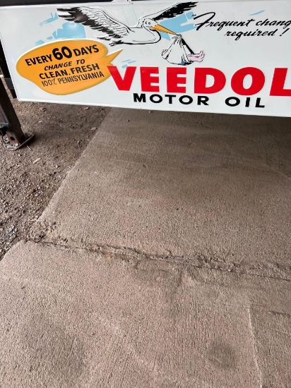 Verdol oil sign 14x47 inch