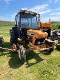 ford 3930 cab tractor with mower