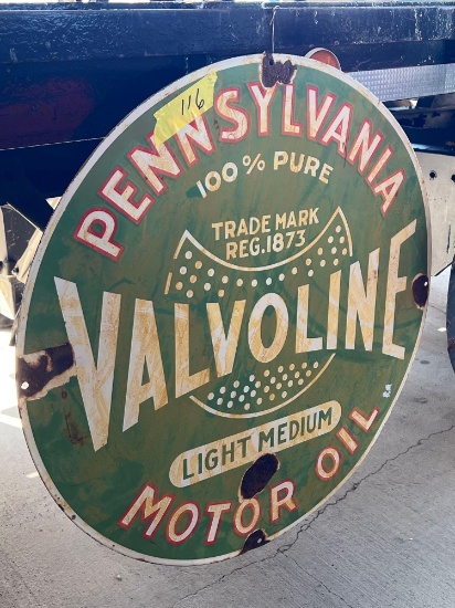 Valvoline Sign 30 inch