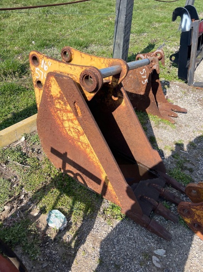 backhoe bucket cat 18 inch