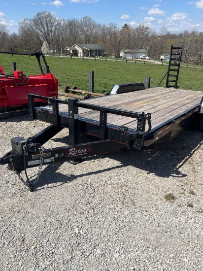 2023 Retco 18 foot trailer plus 2 foot dove and ramps