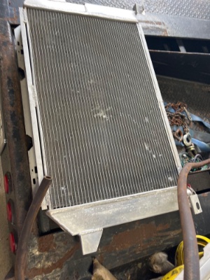 aluminum radiator with 2 fans