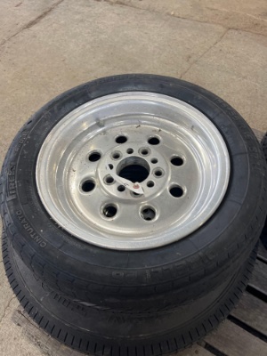 4 aluminum wheels and tires multi pattern