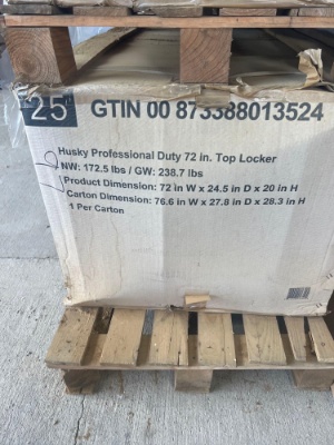 Husky 72 inch top locker box