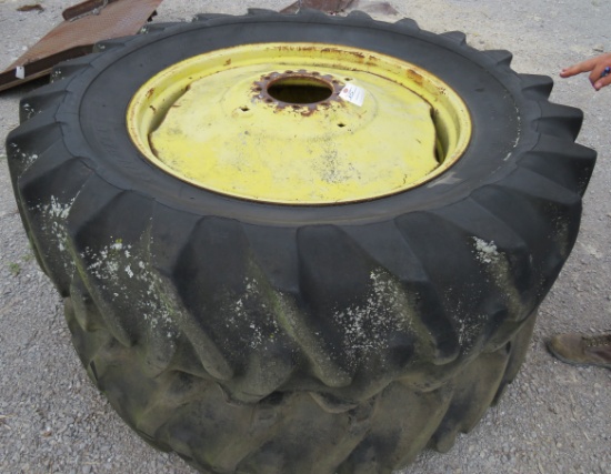 18.4X38 WHEELS AND TIRES