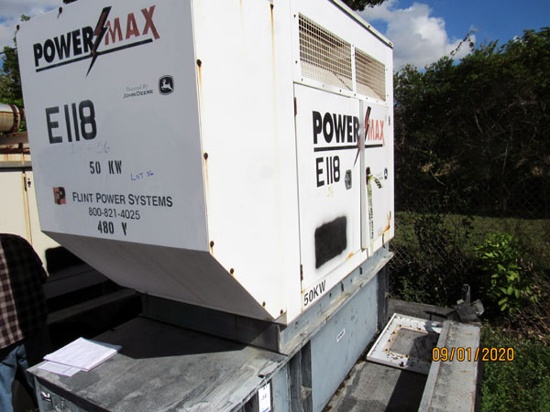 2006 Flint Power Systems (PowerMax) Trailer-Mounted Generator
