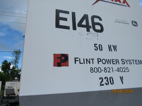 2006 Flint Power Systems (PowerMAX) Trailer-Mounted Generator