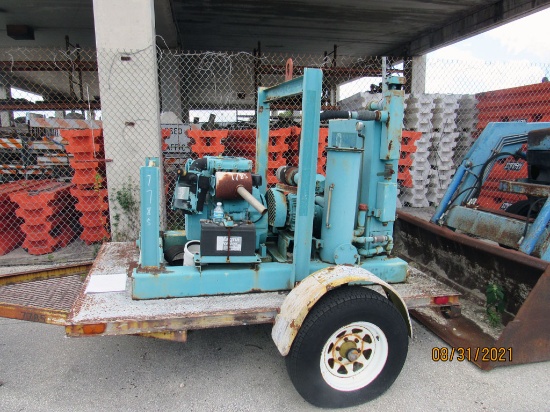 1995 TRAILER-MOUNTED WATER PUMP