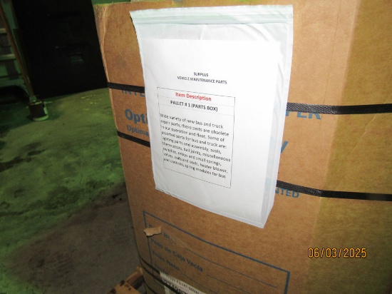 Pallet Parts Box