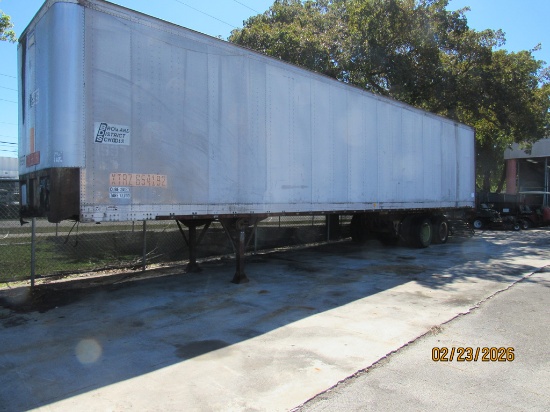 1979 Fruehauf 45 Foot Dry Freight Trailer