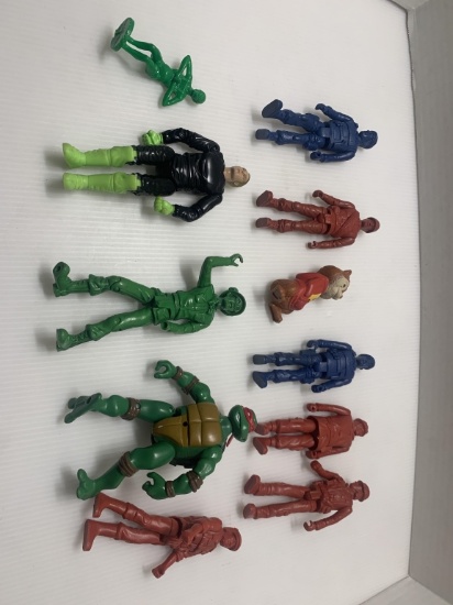 Set of 10 Action Figure Toys