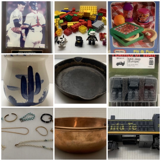 Fun New Year Auction Jewelry Pottery Toys Griswold