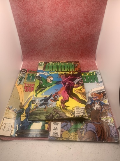 Set 3 DC Green Lanterrn Comic Books