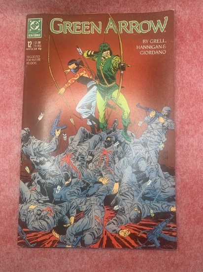 Set 2 DC Green Arrow Comic Books No 12 & 13