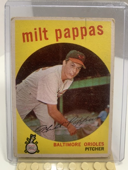 1959 Milt Pappas Baseball Card
