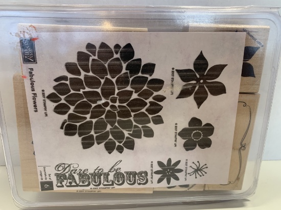 7 Fabulous Flower Rubber Stamps