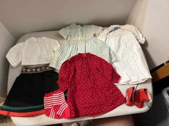 Collection of American Girl Clothes & Snowshoes