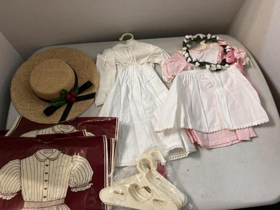Collection of American Girl Clothes & Hat