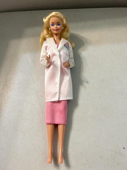 Vintage 1966 Blonde Doctor Barbie Doll Malaysia