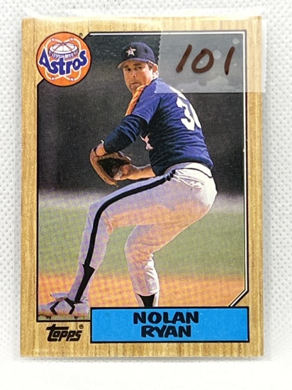1987 Topps Nolan Ryan Houston Astros Card