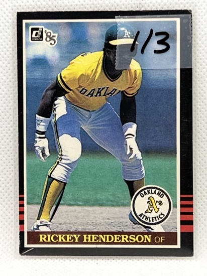 1984 Donruss Rickey Henderson Oakland A's