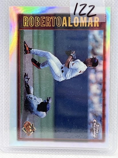 1997 Topps Chrome Roberto Alomar Baltimore Orioles