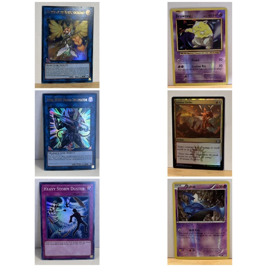 YU GI OH, POKEMON & MAGIC THE GATHERING CARDS