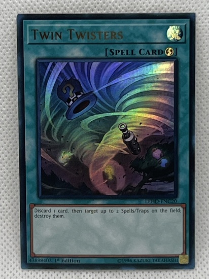 1996 Yu Gi Oh 1st Edition Twin Twisters Rare 43898403