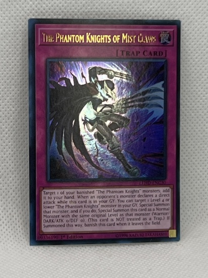 1996 Yu GI Oh 1st Edition the Phantom Knights of Mist Claws 09336190