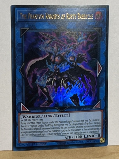 1996 Yu Gi Oh 1st Edition the Phantom Knights of Rusty Bardiche 2692769