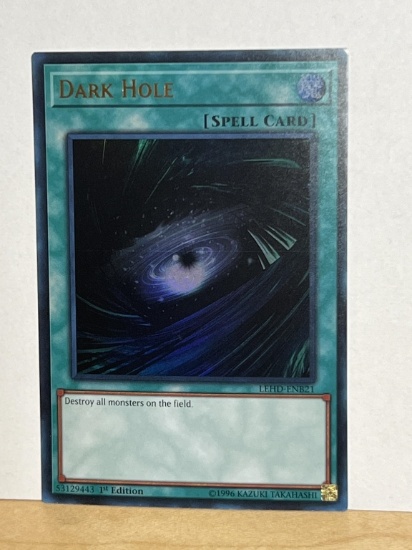 1996 Yu Gi Oh 1st Edition Dark Hole 53129443