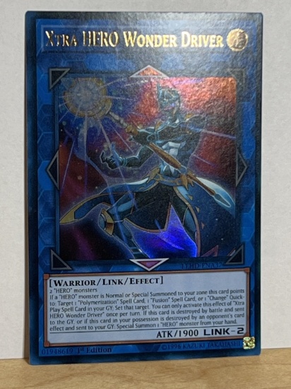 1996 Yu GI Oh 1st Edition Xtra Hero Wonder Driver 01948619