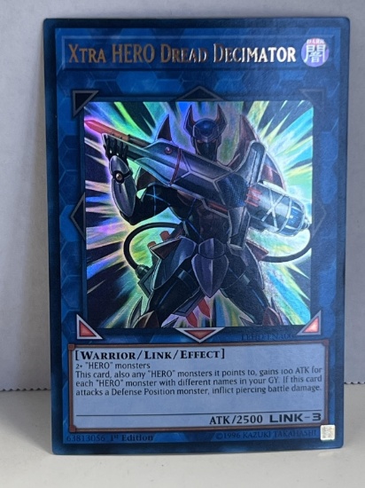 1996 Yu Gi Oh 1st Edition Xtra Hero Dread Decimator 63813056