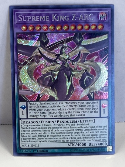 1996 Yu GI Oh Supreme King Z-Arc 13331639