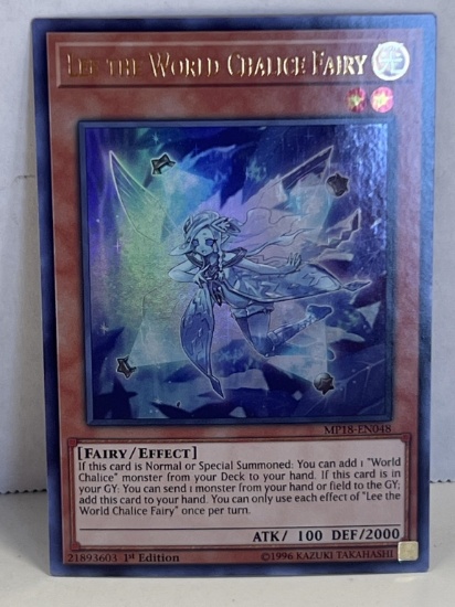 1996 Yu Gi Oh 1st Edition Lee the World Chalice Fairy 21893603