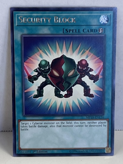 1996 Yu GI Oh 1st Edition Security Block 91665064