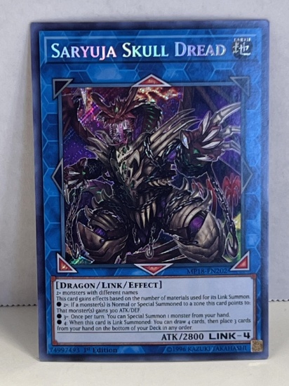 1996 Yu GI Oh 1st Edition Saryuja Skull Dread 74997493